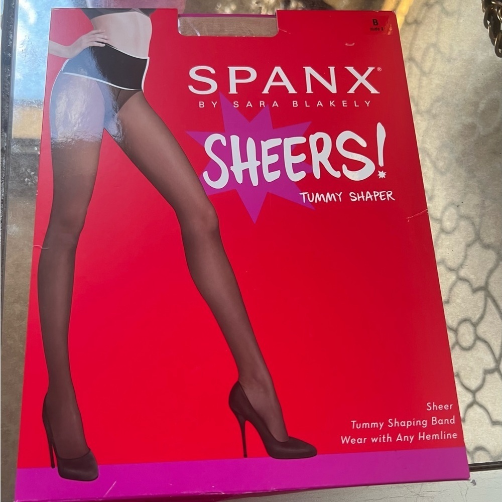 - NWT Spanx Sheers Tummy Shaper size E Black